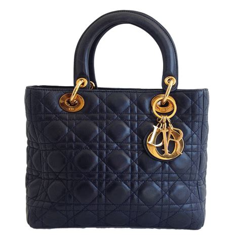 christian dior navy blue bag|christian dior quilted bag.